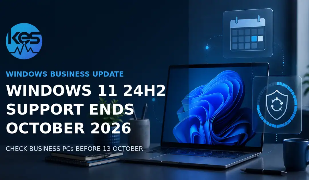 Windows 11 24H2 support ends in October 2026 for business PCs